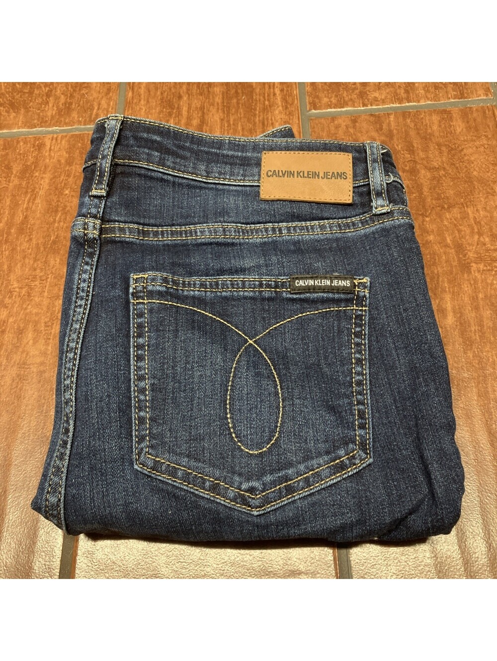 Calvin Klein Women’s High Rise Skinny Jeans Dark Wash Size 29x26